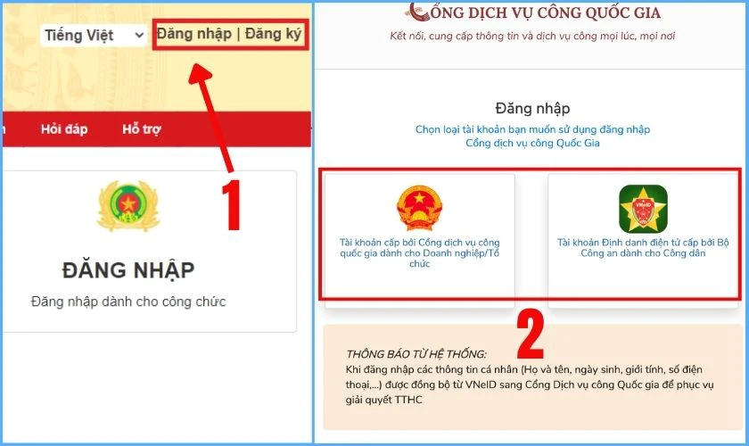 Làm hộ chiếu Online qua Cổng dịch vụ công Bộ Công an